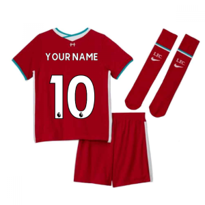 2020-2021 Liverpool Home Nike Little Boys Mini Kit