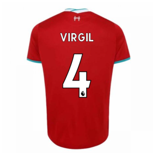 2020-2021 Liverpool Home Shirt (VIRGIL 4)