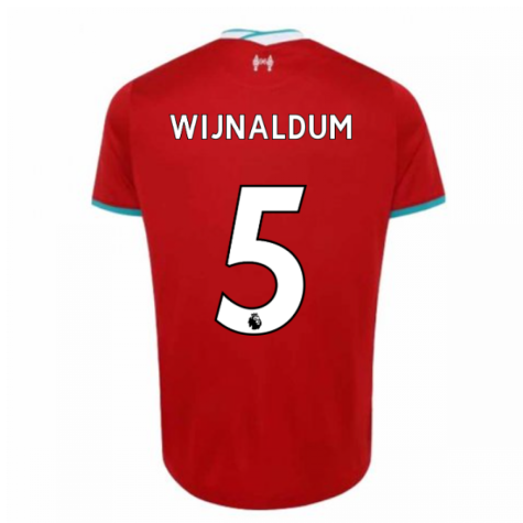 2020-2021 Liverpool Home Shirt (WIJNALDUM 5)