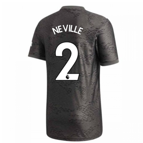 2020-2021 Man Utd Adidas Away Football Shirt (NEVILLE 2)