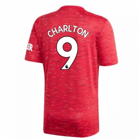 2020-2021 Man Utd Adidas Home Football Shirt (CHARLTON 9)