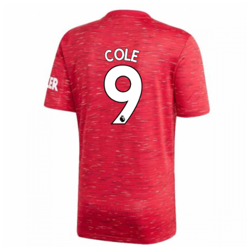 2020-2021 Man Utd Adidas Home Football Shirt (COLE 9)