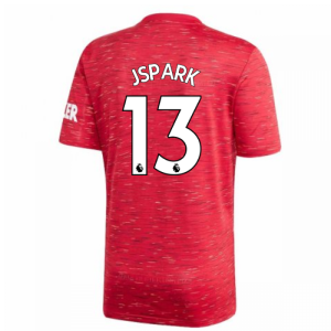 2020-2021 Man Utd Adidas Home Football Shirt (J.S.PARK 13)