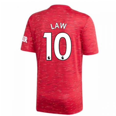 2020-2021 Man Utd Adidas Home Football Shirt (LAW 10)