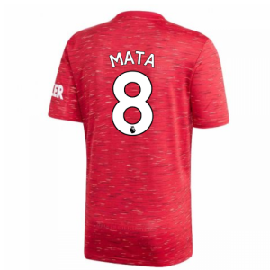 2020-2021 Man Utd Adidas Home Football Shirt (MATA 8)