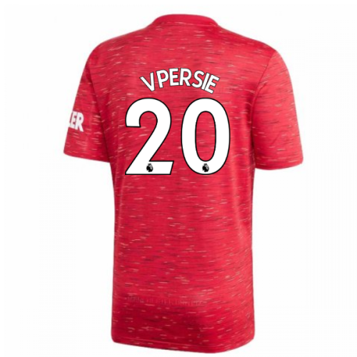 2020-2021 Man Utd Adidas Home Football Shirt (V.PERSIE 20)