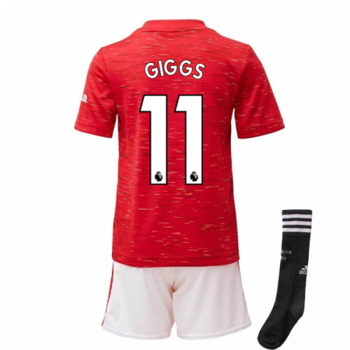 2020-2021 Man Utd Adidas Home Little Boys Mini Kit (GIGGS 11)