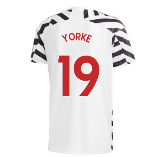 2020-2021 Man Utd Adidas Third Football Shirt (YORKE 19)