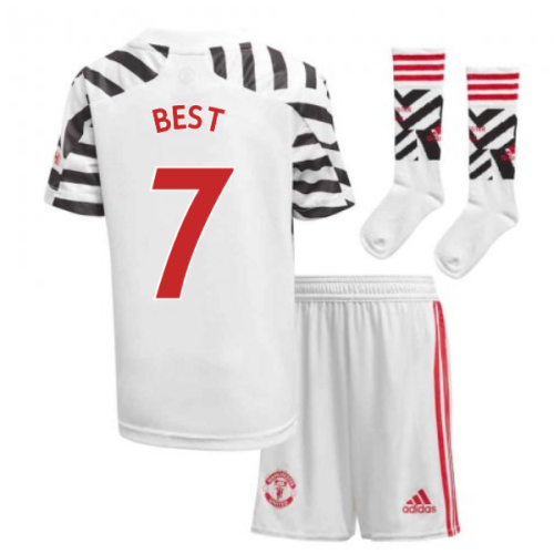 2020-2021 Man Utd Adidas Third Little Boys Mini Kit (BEST 7)