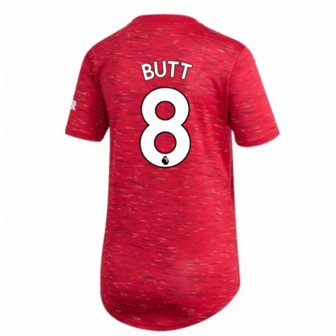 2020-2021 Man Utd Adidas Womens Home Shirt (BUTT 8)