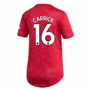 2020-2021 Man Utd Adidas Womens Home Shirt (CARRICK 16)