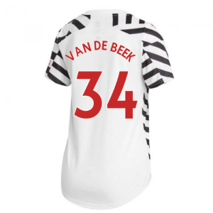 2020-2021 Man Utd Adidas Womens Third Shirt (VAN DE BEEK 34)