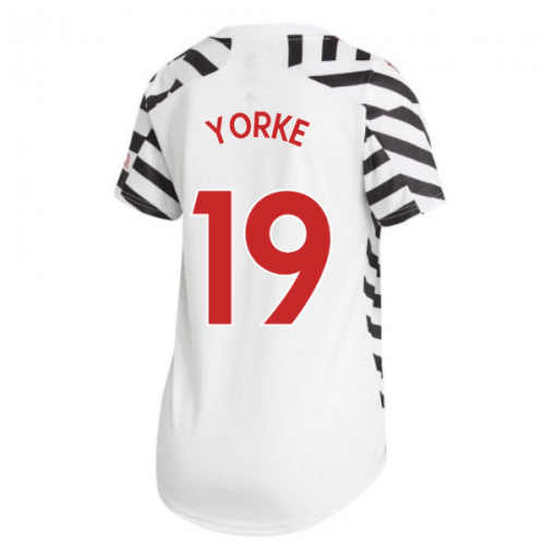 2020-2021 Man Utd Adidas Womens Third Shirt (YORKE 19)