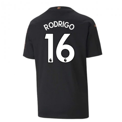 2020-2021 Manchester City Puma Away Football Shirt (Kids) (RODRIGO 16)