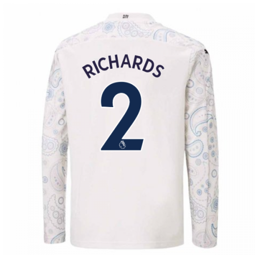 2020-2021 Manchester City Puma Third Long Sleeve Shirt (Kids) (RICHARDS 2)