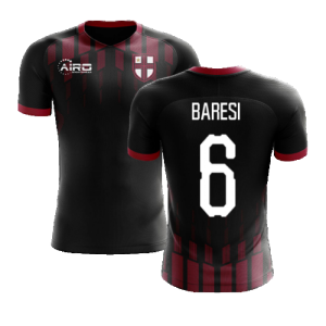 2024-2025 Milan Pre-Match Concept Football Shirt (BARESI 6)