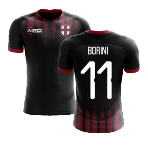 2025-2026 Milan Pre-Match Concept Football Shirt (BORINI 11)
