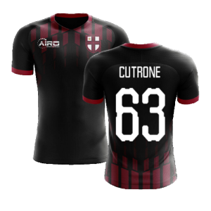 2024-2025 Milan Pre-Match Concept Football Shirt (CUTRONE 63)