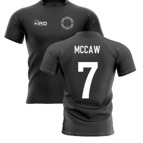 2024-2025 New Zealand Home Concept Rugby Shirt (McCaw 7)