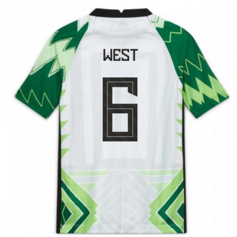 2020-2021 Nigeria Home Shirt (Kids) (WEST 6)