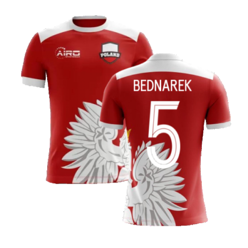 2024-2025 Poland Away Concept Football Shirt (Bednarek 5) - Kids