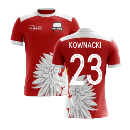 2024-2025 Poland Away Concept Football Shirt (Kownacki 23) - Kids