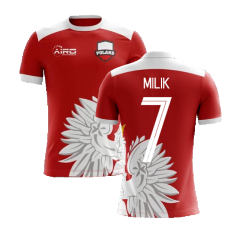 2024-2025 Poland Away Concept Football Shirt (Milik 7) - Kids