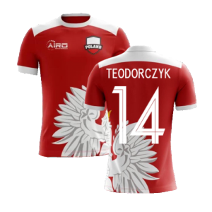 2024-2025 Poland Away Concept Football Shirt (Teodorczyk 14) - Kids