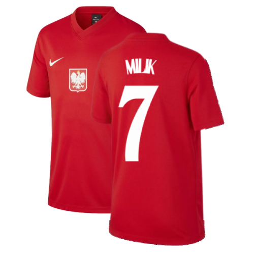 2020-2021 Poland Away Supporters Jersey (Kids) (MILIK 7)