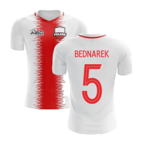 2024-2025 Poland Home Concept Football Shirt (Bednarek 5) - Kids