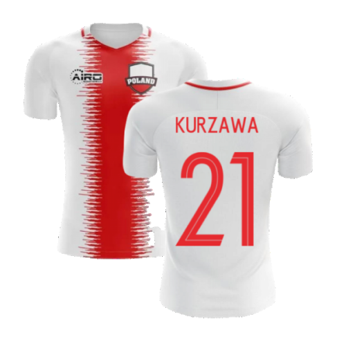 2024-2025 Poland Home Concept Football Shirt (Kurzawa 21) - Kids