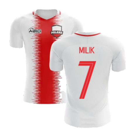 2024-2025 Poland Home Concept Football Shirt (Milik 7) - Kids