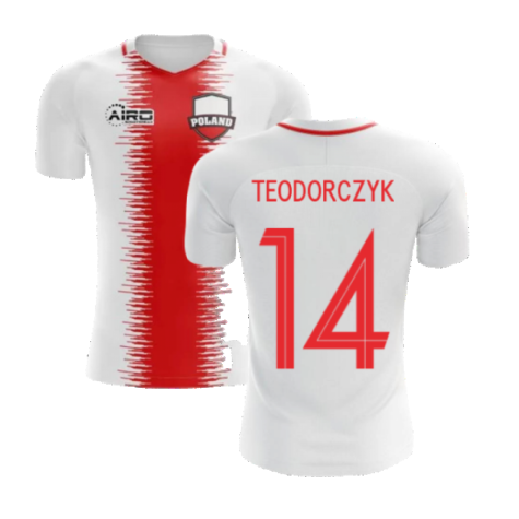 2024-2025 Poland Home Concept Football Shirt (Teodorczyk 14)