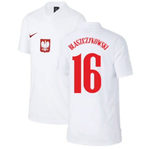 2020-2021 Poland Home Supporters Jersey - Kids (BLASZCZYKOWSKI 16)