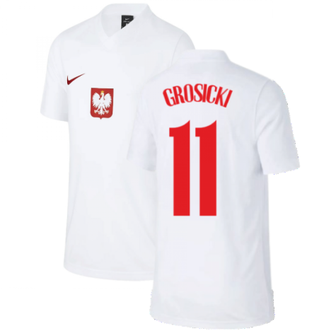 2020-2021 Poland Home Supporters Jersey - Kids (GROSICKI 11)