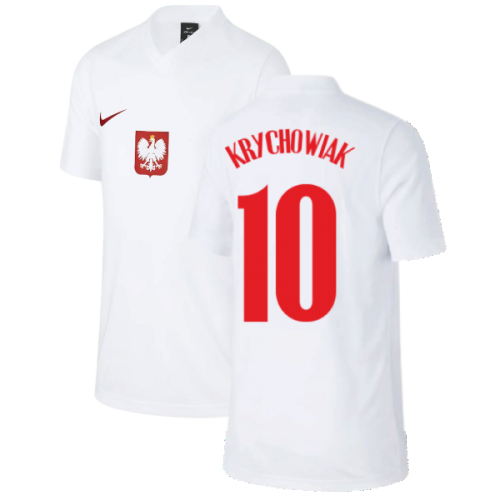 2020-2021 Poland Home Supporters Jersey - Kids (KRYCHOWIAK 10)