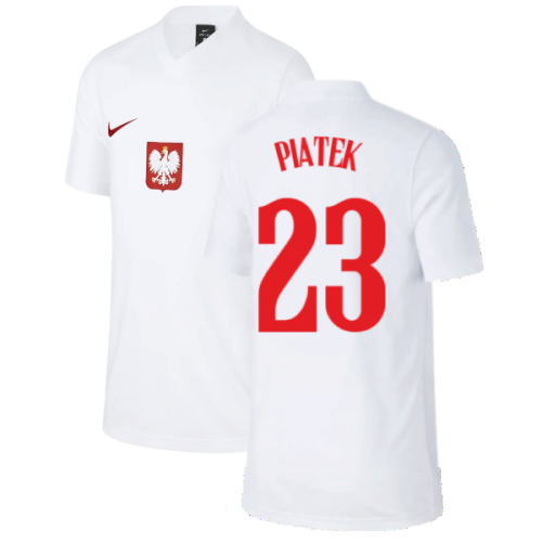 2020-2021 Poland Home Supporters Jersey - Kids (PIATEK 23)