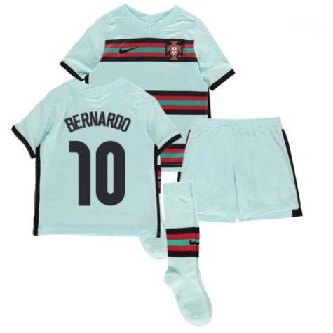 2020-2021 Portugal Away Nike Mini Kit (Bernardo 10)