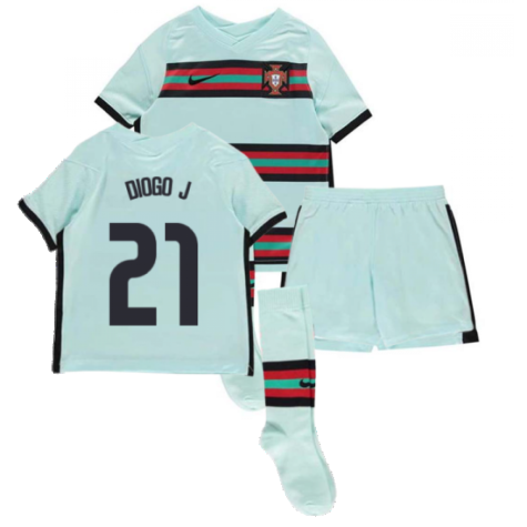 2020-2021 Portugal Away Nike Mini Kit (DIOGO J. 21)