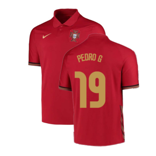 2020-2021 Portugal Home Nike Football Shirt (PEDRO G 19)