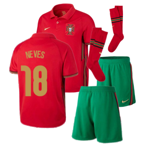 2020-2021 Portugal Home Nike Mini Kit (Neves 18)