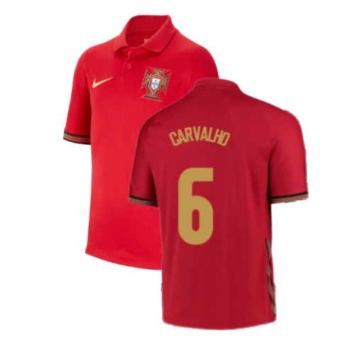 2020-2021 Portugal Home Nike Shirt (Kids) (CARVALHO 6)