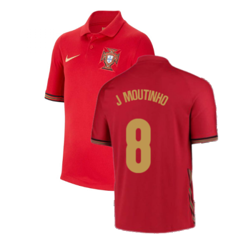 2020-2021 Portugal Home Nike Shirt (Kids) (J.Moutinho 8)