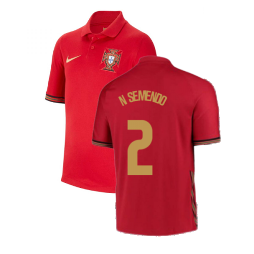 2020-2021 Portugal Home Nike Shirt (Kids) (N.SEMENDO 2)