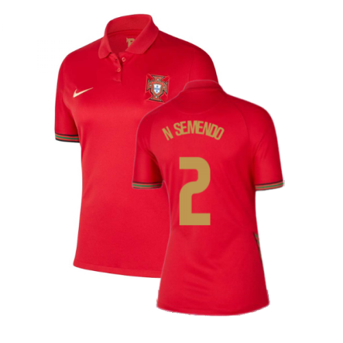 2020-2021 Portugal Home Nike Womens Shirt (N.SEMENDO 2)