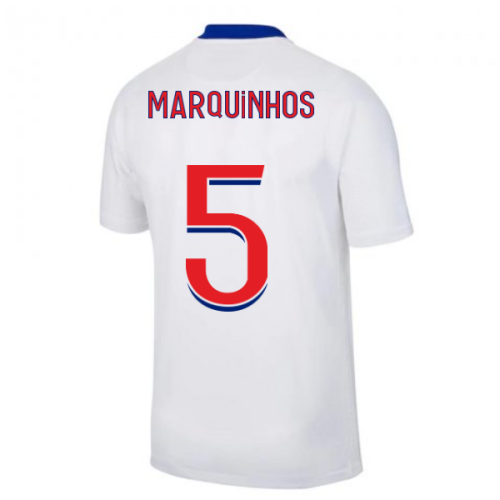 2020-2021 PSG Away Nike Football Shirt (MARQUINHOS 5)