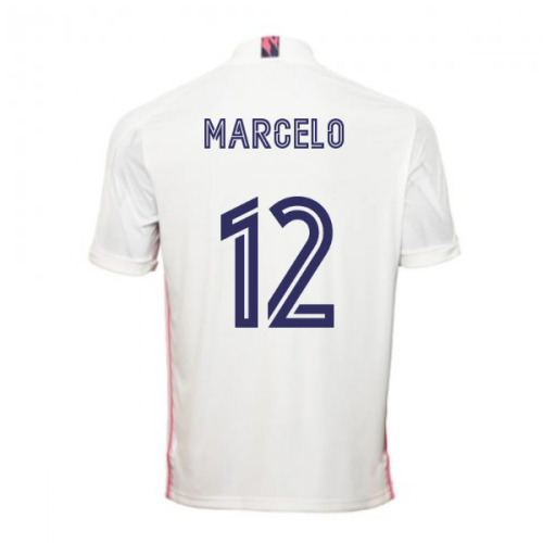 2020-2021 Real Madrid Adidas Home Football Shirt (MARCELO 12)