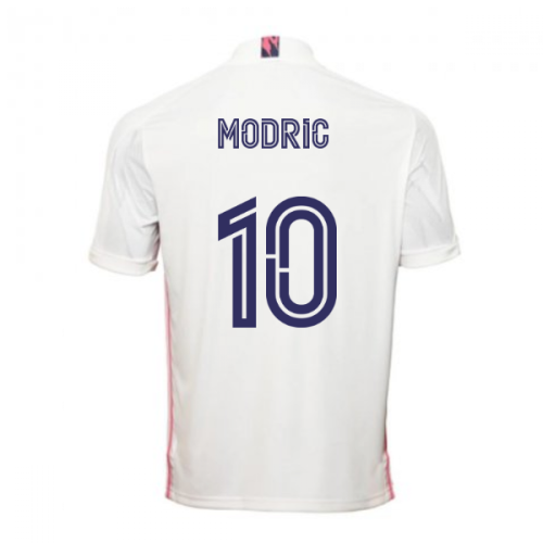 2020-2021 Real Madrid Adidas Home Football Shirt (MODRIC 10)