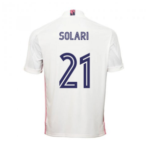 2020-2021 Real Madrid Adidas Home Football Shirt (SOLARI 21)