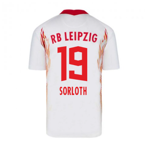 2020-2021 Red Bull Leipzig Home Nike Football Shirt (SORLOTH 19)